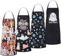 4Pack Dog Grooming Aprons with 2 Pockets Adjustable Grooming Smock by XLSXEXCL