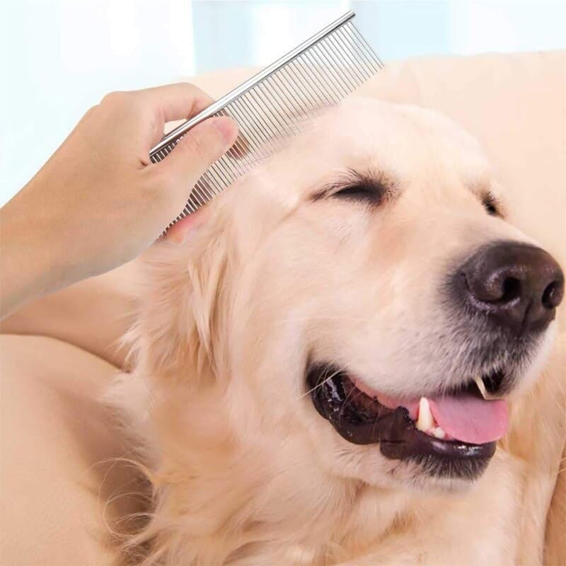 Dog Combs for Grooming, Metal Cat Comb for Long Haired - Image 5