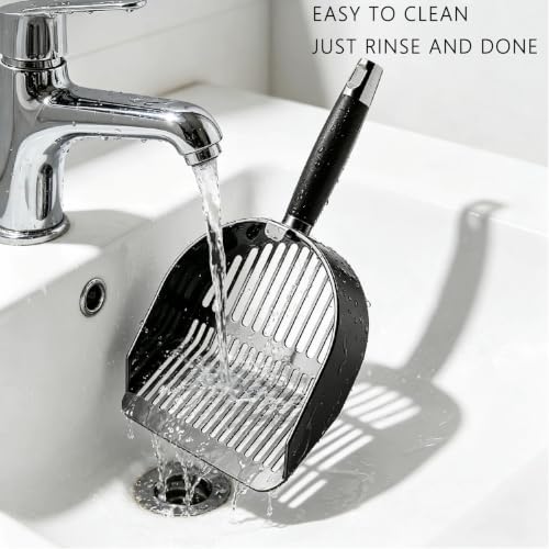 DHXYZZB Cat Litter Scoop Stainless Steel Litter Shovel, Heavy Duty Litter Sifter - Image 5