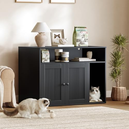 Cat Litter Box Enclosure, Hidden Litter Box Furniture - Image 3