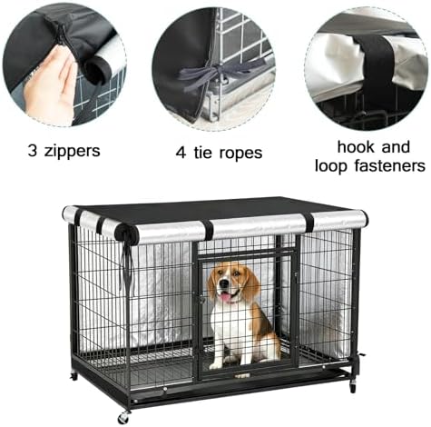 Dog Crate Cover, Kennel Cover Fit - Image 4