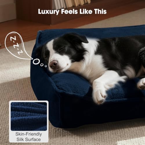 FURTIME Orthopedic Dog Bed Medium Size Dog, Extra Washable Dog Couch 35" - Image 3
