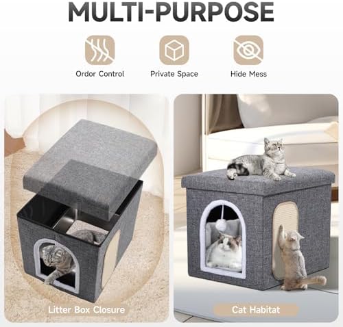 Shikha Hidden Cat Litter Box Enclosure - Image 4
