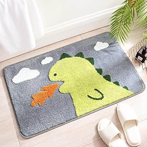 Molesun Dinosaur Bath Mat 20x31, Soft Absorbent Microfiber Bath Rugs by Molesun