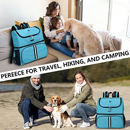 BAGLHER Pet Travel Bag, Double-Layer Pet Supplies Backpack, Pet Travel Backpack - Image 7