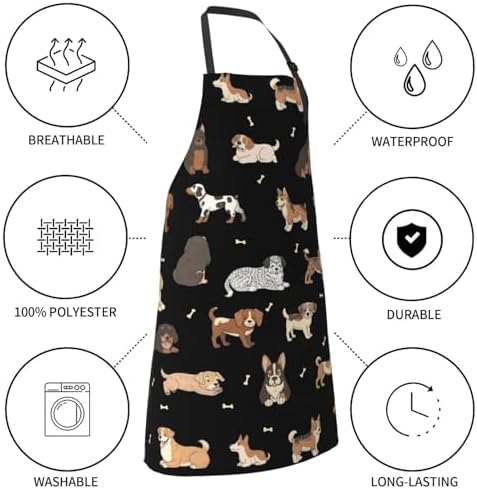 Waterproof Apron For Adults Chef Bib - Image 6