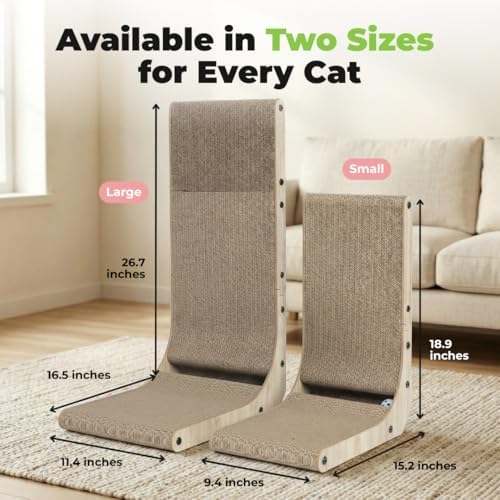 Best Pet Supplies Catify L-Shaped Cardboard Cat Scratcher - Image 7