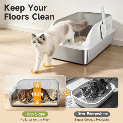 Stainless Steel Cat Litter Box - Image 4