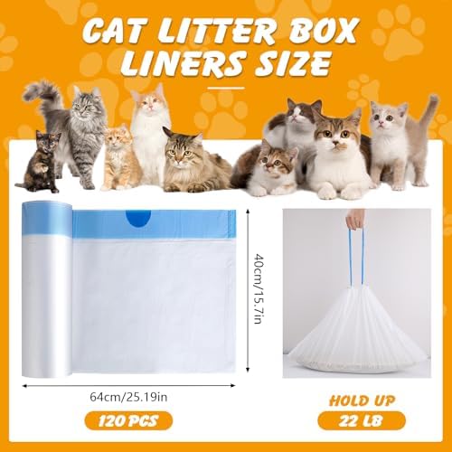 60 Pack Litter Box Bags Compatible - Image 3