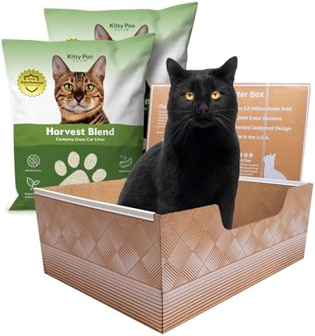 Kitty Poo Club Disposable Cat Litter Box 2-Pack by KittyPooClub