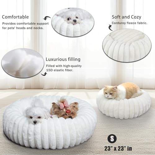 Donut Small Dog Bed Washable - Image 3
