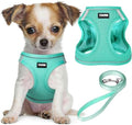 No Pull Dog Puppy Harness and Leash Set Reflective Mesh Vest Large by YIMEIS