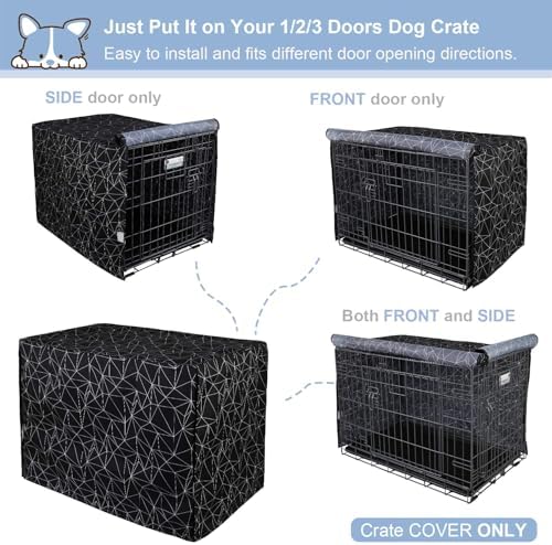 Explore Land Pattern Dog Crate Cover, 42 Inches - Image 5