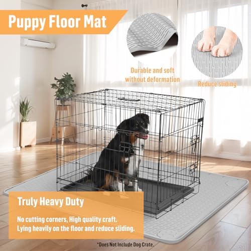 Silicone Dog Bed Mat 50"x 35" Crate Mat - Image 5