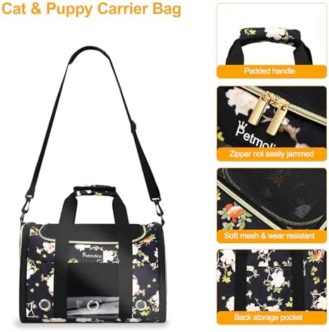Petmolico Cat Carrier Soft-Sided Airline Approved, Mixed Yellow - Image 2