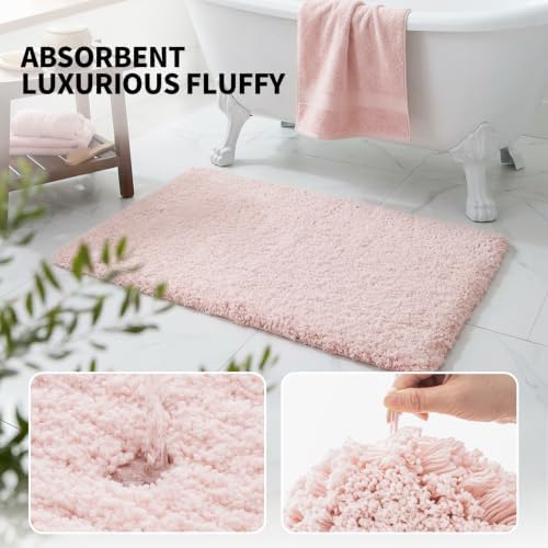 ILANGO Bathroom Rugs 48" × 24", Extra Soft Absorbent Microfiber Bath Rugs - Image 6