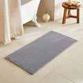 TYUU Waffle Bath Mat, Boho Bathroom Rugs Non Slip, 48x24 Grey by TYUU