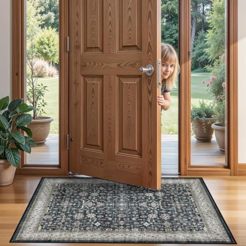 Small Rugs for Entryway Door Mat 2x3 for Kitchen Bathroom by WelcometoBabovid