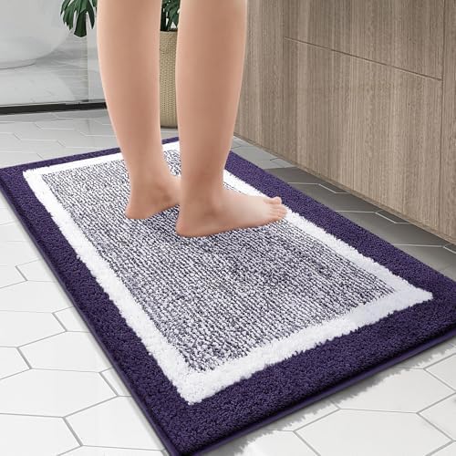 OLANLY Bathroom Rugs 30x20, Soft Absorbent Microfiber Bath Rugs - Image 6