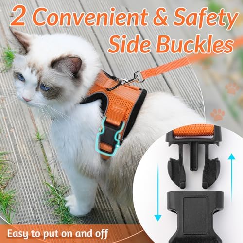 rabbitgoo Cat Harness and Leash Set, Escape Proof Vest - Image 5