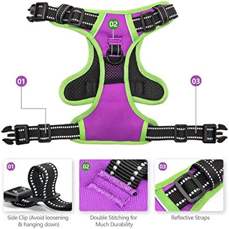 PHOEPET Upgraded No Pull Dog Harness, Reflective Adjustable Vest - Image 4