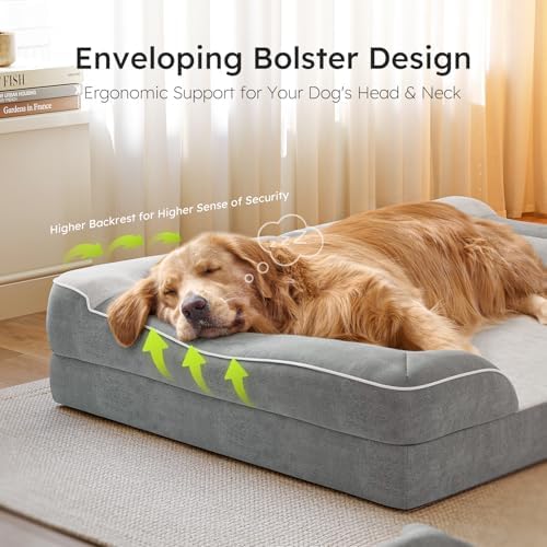 CWAWZ Extra Large Dog Bed, Orthopedic Dog Bed - Image 4