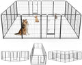 NEWBULIG Dog Playpen Indoor16 Panels 40 Inch, Metal Outdoor Dog Fence Pen by NEWBULIG