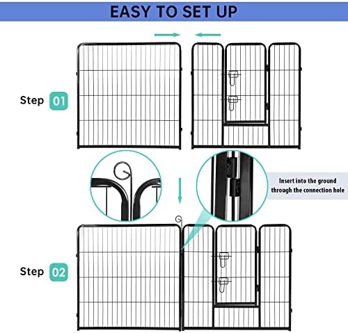 BestPet | Dog Playpen | 32", 32 Panels | Heavy Duty Metal Pet Exercise Pen - Image 6