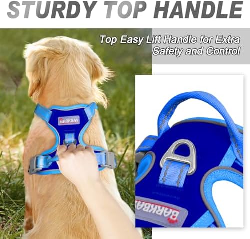 BARKBAY Dog Harness No Pull for Medium Sized Dog Front Back Clips, Dog Vest - Image 3