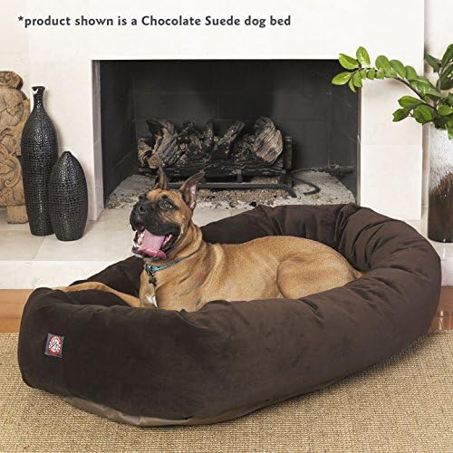 Majestic Pet Suede Calming Dog Bed, 40 Inch Large Round Washable - Image 6