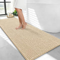 OLANLY Thick Chenille Bathroom Runner Rugs 47x24, Absorbent Bath Mat by OLANLY