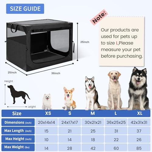 Dog Crate, Portable and Foldable Design of Dog Cage, Dog Kennel - Image 5
