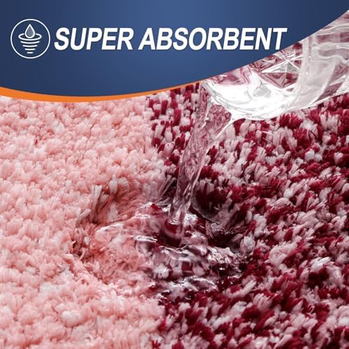 OLANLY Large Bathroom Rugs 50x30, Extra Soft Absorbent Microfiber Bath Rugs - Image 4