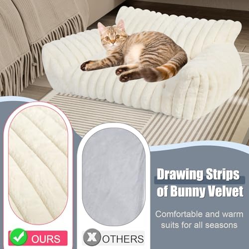 Dog Beds for Small Dogs, Cat Dog Couch Bed for Indoor Cats, Dog Sofa - Image 4