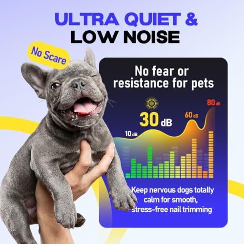 Whisper-Quiet Dog Nail Grinder Kit 50%More Powerful - Image 2