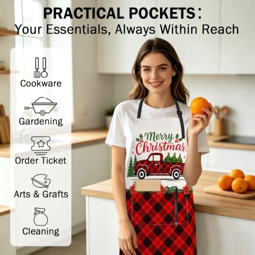 Art Apron with Pocket for Women Men - Image 6