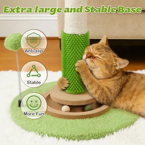 38" Tall Sisal Cat Scratching Post - Image 2