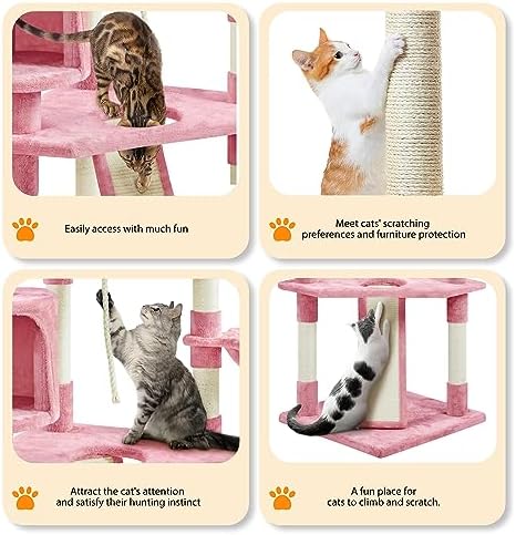 Yaheetech 79in Multi-Level Tall Cat Tree - Image 4