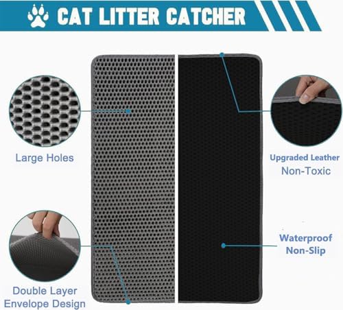 Honeycomb Large-Pore Cat Litter Mat - Image 3