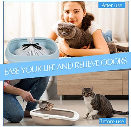 Jutom 56 Count Sifting Litter Box Liners, Cat Box Liners - Image 5