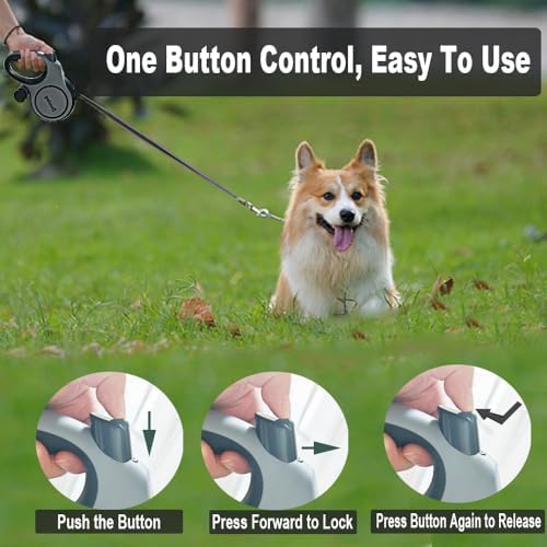 Retractable Dog Leash, 16ft Retractable Lead - Image 6