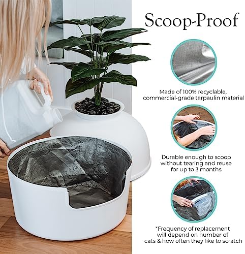 Reusable Litter Box Liners by Bundle & Bliss, Non-Slip Litter Liners - Image 5