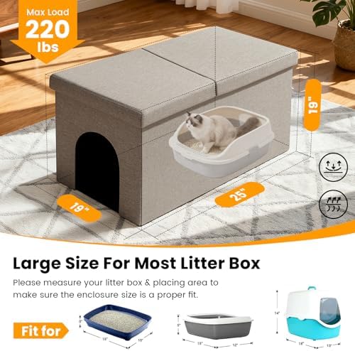 3-in-1 Cat Litter Box Enclosure - Image 6