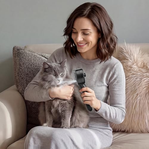 Pet Steam Brush, 3-in-1 Dog & Cat Grooming Comb - Image 7