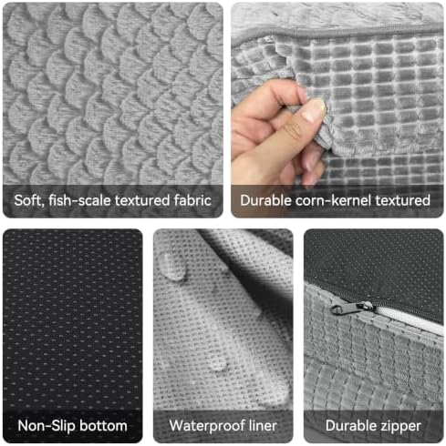 JOEJOY Orthopedic Dog Bed for Extra Large Dogs, XXL Egg-Crate Memory Foam Pet - Image 5