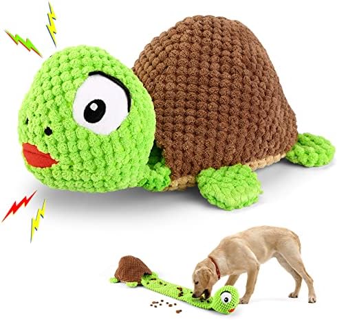 Letsmeet Dog Squeak Toys Dogs Enrichment Treat Dispensing Puzzle Toys by Letsmeet