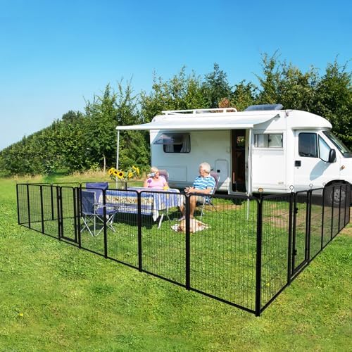 Kfvigoho Dog Playpen Outdoor Extra Wide 32 Panels Heavy Duty Dog Fence 47" - Image 2
