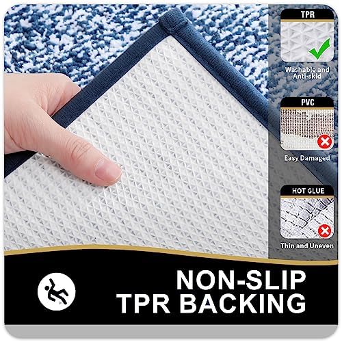 OLANLY Toilet Rugs U-Shaped 24x20, Soft Absorbent Microfiber Bath Mat - Image 5