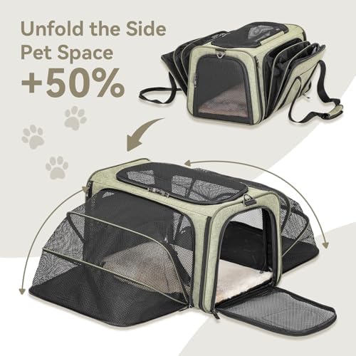 Petsfit Small Double Expandable Cat Carrier - Image 4