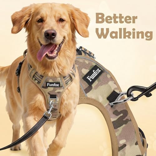 Funfox Dog Harness No Pull, Adjustable Pet Vest Harness, Super Soft Material - Image 2